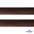 Кант атласный 074, шир. 12 мм (в упак. 65,8 м), цвет коричневый - купить в Чите. Цена: 237.16 руб.