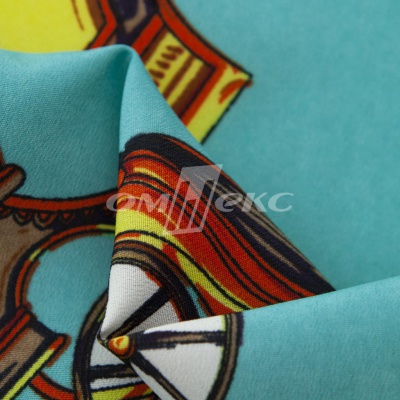 Плательная ткань "Фламенко" 16.2, 80 гр/м2, шир.150 см, принт этнический - купить в Чите. Цена 241.49 руб.