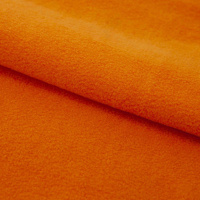 Флис DTY 16-1358, 250 г/м2, шир. 150 см, цвет оранжевый - купить в Чите. Цена 640.46 руб.