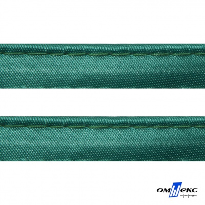 Кант атласный 140, шир. 12 мм (в упак. 65,8 м), цвет т.зелёный - купить в Чите. Цена: 237.16 руб.