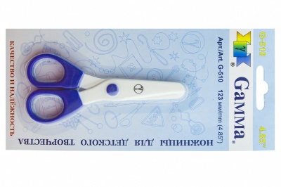 Ножницы G-510 детские 123 мм - купить в Чите. Цена: 137.45 руб.
