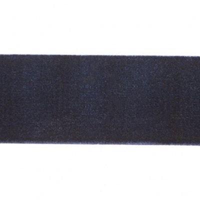 Лента бархатная нейлон, шир.25 мм, (упак. 45,7м), цв.180-т.синий - купить в Чите. Цена: 800.84 руб.