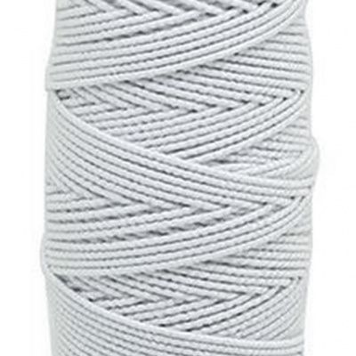 Нитка - резинка Спандекс 25 м (уп-10шт)-белые - купить в Чите. Цена: 35.65 руб.