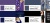 Костюмная ткань "Элис" 18-3921, 200 гр/м2, шир.150см, цвет голубика - купить в Чите. Цена 303.10 руб.