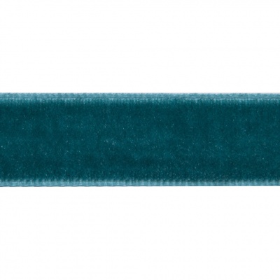 Лента бархатная нейлон, шир.12 мм, (упак. 45,7м), цв.65-изумруд - купить в Чите. Цена: 392 руб.