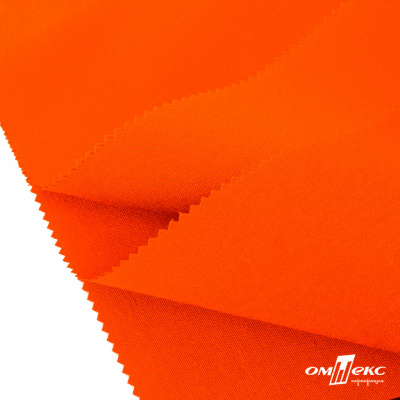 Ткань смесовая для спецодежды "Униформ" 17-1350, 200 гр/м2, шир.150 см, цвет люм.оранжевый - купить в Чите. Цена 140.14 руб.