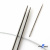 Спицы для вязания металлические d-2.5 мм круговые на тросике 53 см - купить в Чите. Цена: 53.90 руб.