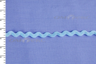 Тесьма плетеная "Вьюнчик"/голубой - купить в Чите. Цена: 37.29 руб.