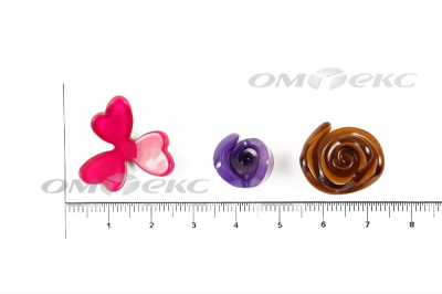 Украшение "Розы малые №1" 20мм - купить в Чите. Цена: 32.82 руб.