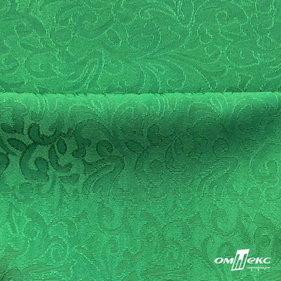 Ткань жаккард королевский, 100% полиэстр 180 г/м 2, шир.150 см, цв-зеленый - купить в Чите. Цена 293.39 руб.