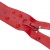 Молния водонепроницаемая PVC Т-7, 20 см, неразъемная, цвет (820)-красный - купить в Чите. Цена: 21.56 руб.