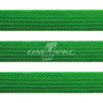 Шнур 15мм плоский (100+/-1м) №16 зеленый - купить в Чите. Цена: 10.32 руб.