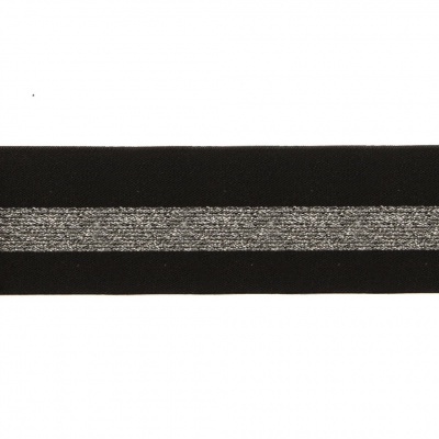 #2/6-Лента эластичная вязаная с рисунком шир.52 мм (45,7+/-0,5 м/бобина) - купить в Чите. Цена: 69.33 руб.