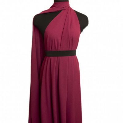 Ткань костюмная габардин "Меланж" 6151А, 172 гр/м2, шир.150см, цвет марсала - купить в Чите. Цена 296.19 руб.