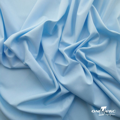 Ткань сорочечная Илер 100%полиэстр, 120 г/м2 ш.150 см, цв.голубой - купить в Чите. Цена 290.24 руб.