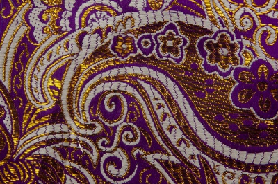 Ткань костюмная жаккард №9, 140 гр/м2, шир.150см, цвет фиолет - купить в Чите. Цена 387.20 руб.