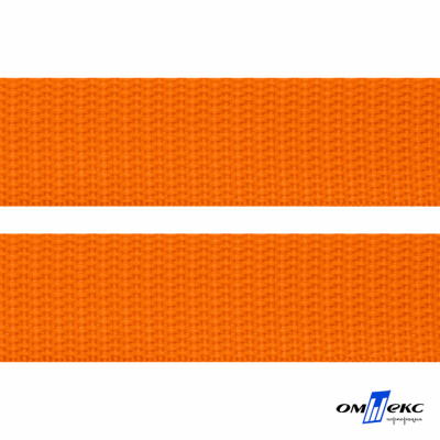 Оранжевый - цв.523 - Текстильная лента-стропа 550 гр/м2 ,100% пэ шир.50 мм (боб.50+/-1 м) - купить в Чите. Цена: 797.67 руб.