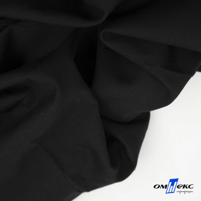Ткань костюмная "Матте" 80% P, 16% R, 4% S, 170 г/м2, шир.150 см, цв-черный #1 - купить в Чите. Цена 372.90 руб.