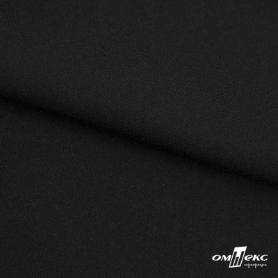 Ткань костюмная "Матте" 80% P, 16% R, 4% S, 170 г/м2, шир.150 см, цв-черный #1 - купить в Чите. Цена 372.90 руб.