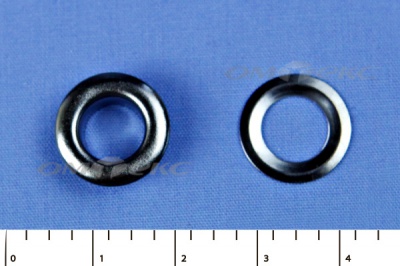 Люверсы металлические, блочка/кольцо, №5 (8 мм) упак.1000 шт- цв.никель - купить в Чите. Цена: 392 руб.