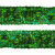 Тесьма с пайетками D4, шир. 20 мм/уп. 25+/-1 м, цвет зелёный - купить в Чите. Цена: 778.19 руб.