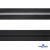 Рулонная молния с покрытием PVC спираль тип 3 (упак.270м) -черная с полосой СВО - купить в Чите. Цена: 12.87 руб.