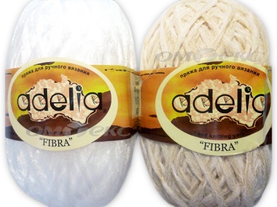 Пряжа Adelia "Fibra", полиэстер 100%, 50 гр/200 м - купить в Чите. Цена: 34.67 руб.