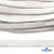 Шнур плетеный d-8 мм плоский, 70% хлопок 30% полиэстер, уп.85+/-1 м, цв.1018-белый - купить в Чите. Цена: 735 руб.