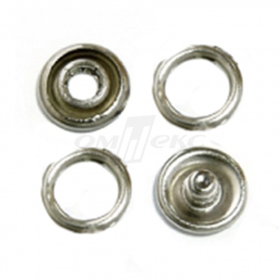Кнопки рубашечные 10,5 мм никель New Star (кольцо) - купить в Чите. Цена: 5.80 руб.