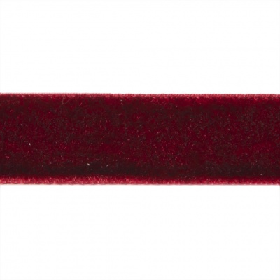Лента бархатная нейлон, шир.12 мм, (упак. 45,7м), цв.240-бордо - купить в Чите. Цена: 392 руб.