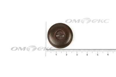 Пуговица деревянная круглая №54 (25мм) - купить в Чите. Цена: 4.12 руб.