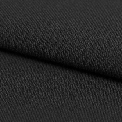 Костюмная ткань с вискозой "Рошель", 250 гр/м2, шир.150см, цвет чёрный - купить в Чите. Цена 442.59 руб.