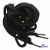 Шнурки #106-09, круглые 130 см, цв.чёрный - купить в Чите. Цена: 21.92 руб.