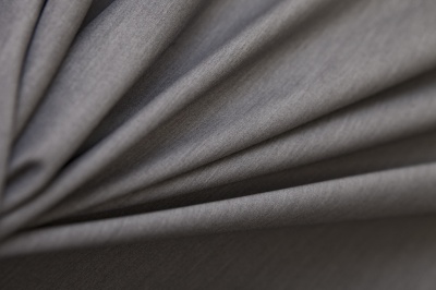 Костюмная ткань с вискозой "Флоренция", 195 гр/м2, шир.150см, цвет св.серый - купить в Чите. Цена 496.99 руб.