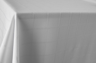 Скатертная ткань 25536/2005, 174 гр/м2, шир.150см, цвет белый - купить в Чите. Цена 269.46 руб.