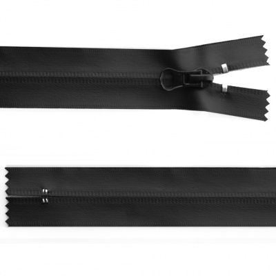 Молния водонепроницаемая PVC Т-7, 20 см, неразъемная, цвет чёрный - купить в Чите. Цена: 21.56 руб.
