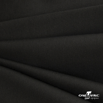 Костюмная ткань с вискозой "Диана", 260 гр/м2, шир.150см, цвет чёрный - купить в Чите. Цена 434.07 руб.