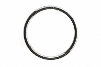 Кольцо металлическое №40 мм, цв.-никель - купить в Чите. Цена: 4.45 руб.
