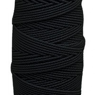 Нитка - резинка Спандекс 25 м (уп-10шт)-чёрные - купить в Чите. Цена: 36.02 руб.