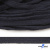 Шнур плетеный d-8 мм плоский, 70% хлопок 30% полиэстер, уп.85+/-1 м, цв.1010-т.синий - купить в Чите. Цена: 735 руб.