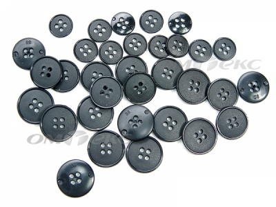 51926/15 мм (4 пр) черные пуговицы (брючные) - купить в Чите. Цена: 1.50 руб.
