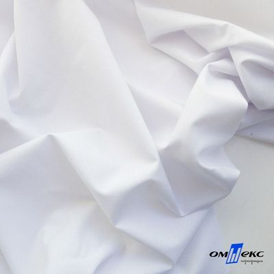 Ткань сорочечная Илер 100%полиэстр, 120 г/м2 ш.150 см, цв.белый - купить в Чите. Цена 290.24 руб.
