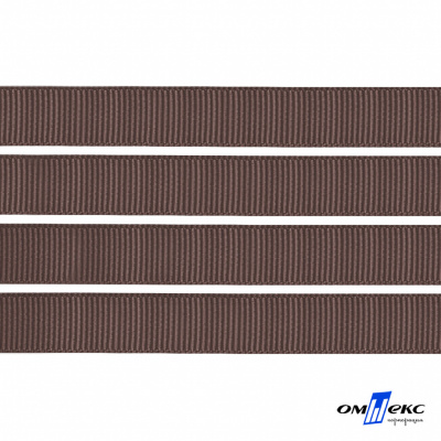 Репсовая лента 005, шир. 6 мм/уп. 50+/-1 м, цвет коричневый - купить в Чите. Цена: 88.45 руб.