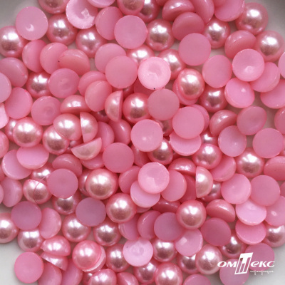 0404-5146В-Полубусины пластиковые круглые "ОмТекс", 10 мм, (уп.50гр=175+/-3шт), цв.101-св.розовый - купить в Чите. Цена: 64.11 руб.