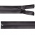 Молния водонепроницаемая PVC Т-7, 60 см, разъемная, цвет (301) т.серый - купить в Чите. Цена: 49.39 руб.