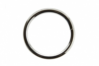 Кольцо металлическое d-32 мм, цв.-никель - купить в Чите. Цена: 3.57 руб.