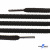 Шнурки #106-09, круглые 130 см, цв.чёрный - купить в Чите. Цена: 21.92 руб.