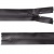 Молния водонепроницаемая PVC Т-7, 20 см, неразъемная, цвет (301)-т.серый - купить в Чите. Цена: 21.56 руб.