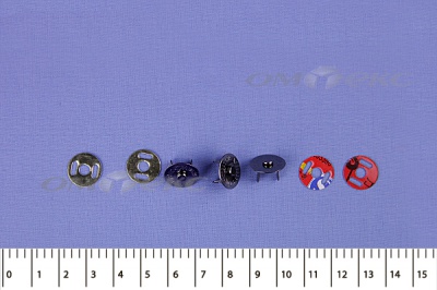 Кнопки магнитные МКМ-02, диам. 18 мм, чёрный никель - купить в Чите. Цена: 14.49 руб.