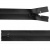 Молния водонепроницаемая PVC Т-7, 18 см, неразъемная, цвет чёрный - купить в Чите. Цена: 21.20 руб.